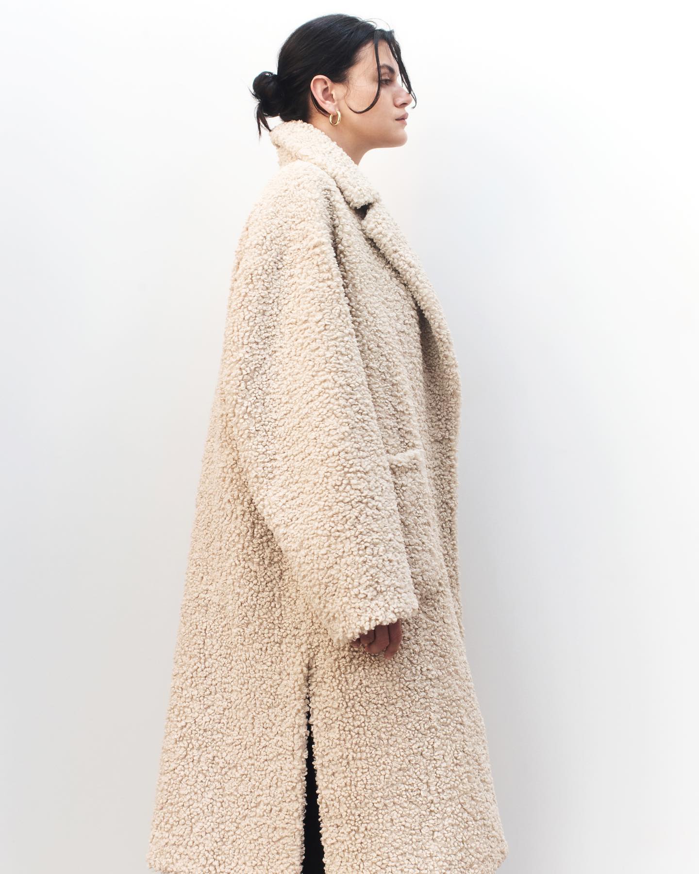 【Acka.】エーシーケーエーpoodle boa long coat サイズ2 Acka acka poodle boa long coat (size2) - メルカリ