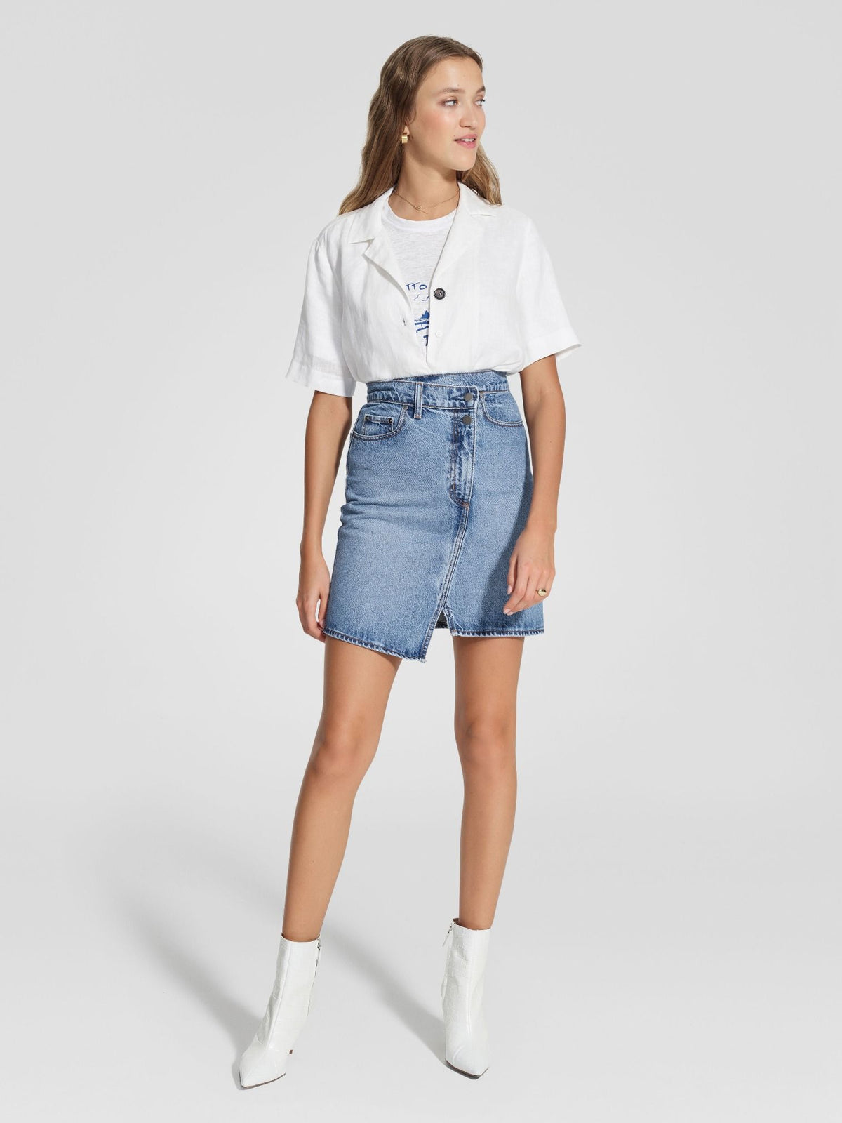Nobody denim a line skirt outlet